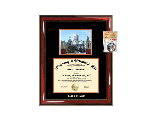 Diploma Frame Big UOP University of Pacific Graduation Gift Case Embossed Picture Frames Engraving Degree Graduate Bachelor Masters MBA PHD Doctorate School