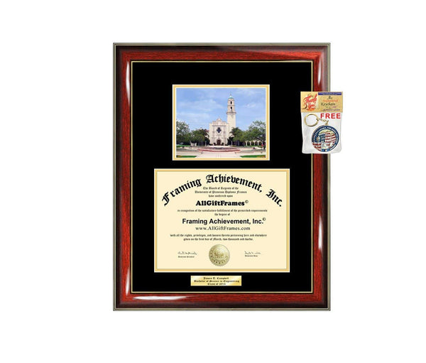 Diploma Frame University of San Diego USD Graduation Gift Idea Engraved Picture Frames Engraving Degree Cheap Graduate Bachelor Masters MBA PHD Doctorate School
