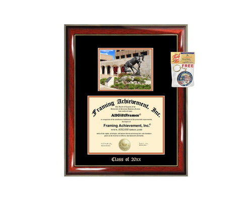 Diploma Frame Big UTRGV University of Texas Permian Basin Graduation Gift Case Embossed Picture Frames Engraving Degree Graduate Bachelor Masters MBA PHD Doctorate School