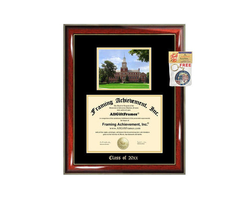 Diploma Frame Big Howard University Graduation Gift Case Embossed Picture Frames Engraving Certificate Holder Graduate Bachelor Masters MBA PHD Doctorate School