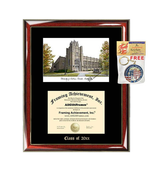 University of Northern Colorado Diploma Frame Emboss Lithograph UNC Degree Framing College Graduation Plaque Holder Case Frames