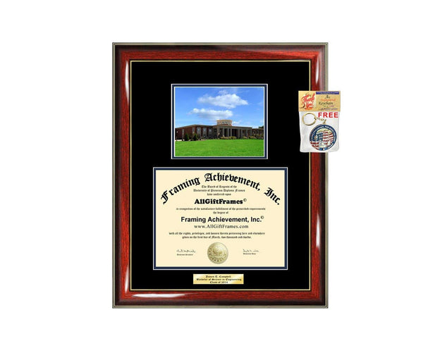 Diploma Frame UNCG University of North Carolina Greensboro Graduation Gift Idea Engraved Picture Frames Engraving Degree Graduate Bachelor Masters MBA PHD Doctorate School