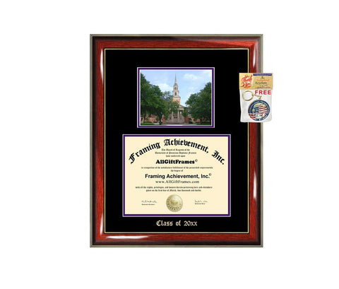 Diploma Frame Big TCU Texas Christian University Graduation Gift Case Embossed Picture Frames Engraving Degree Graduate Bachelor Masters MBA PHD Doctorate School
