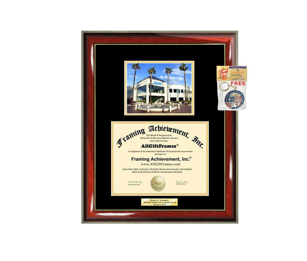 Diploma Frame DeVry University Graduation Gift Idea Engraved Picture Frames Engraving Degree Large Personalized Document Cheap Graduate Graduate Degree