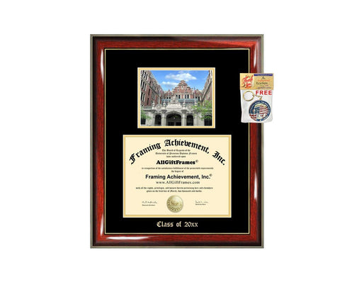 Diploma Frame Big JJC Criminal Justice School Graduation Gift Case Embossed Picture Frames Engraving Certificate Holder Graduate Bachelor Masters MBA PHD Doctorate School
