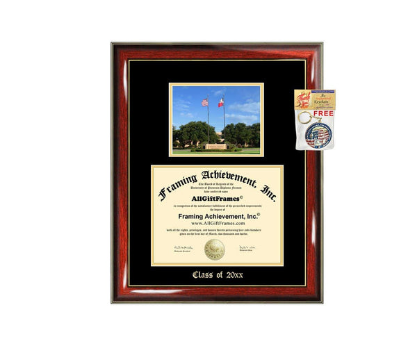 Diploma Frame Big Angelo State University ASU School Campus Graduation Gift Embossed Picture Frames Engraving Bachelor Master MBA PHD Personalized Document Cheap Best