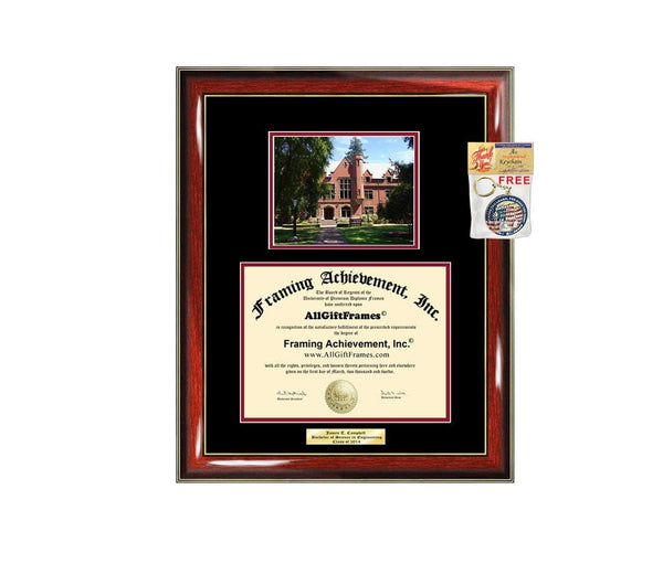 Diploma Frame UOP University of Pacific Graduation Gift Idea Engraved Picture Frames Engraving Degree Cheap Graduate Bachelor Masters MBA PHD Doctorate School