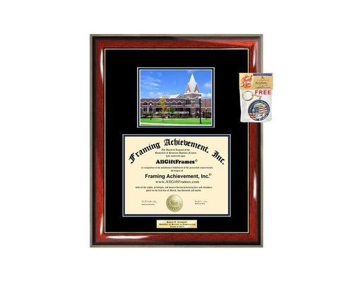 Diploma Frame Xavier University of Ohio Graduation Gift Idea Engraved Picture Frames Engraving Degree Cheap Graduate Bachelor Masters MBA PHD Doctorate School