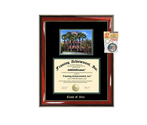 Diploma Frame Big USF University of South Florida Graduation Gift Case Embossed Picture Frames Engraving Degree Graduate Bachelor Masters MBA PHD Doctorate School