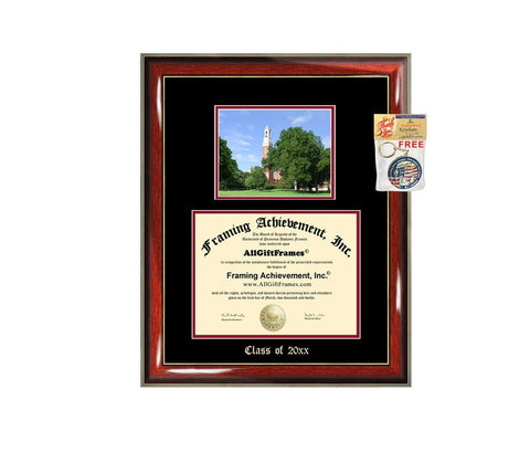 Diploma Frame Big Miami University of Ohio Graduation Gift Case Embossed Picture Frames Engraving Certificate Holder Graduate Bachelor Masters MBA PHD Doctorate School