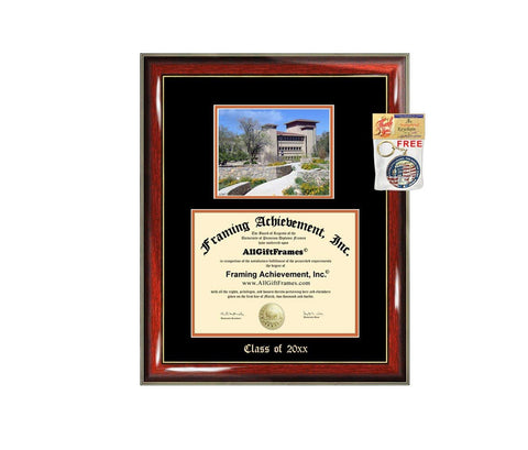 Diploma Frame Big University of Texas El Paso UTEP Graduation Gift Case Embossed Picture Frames Engraving Degree Graduate Bachelor Masters MBA PHD Doctorate School
