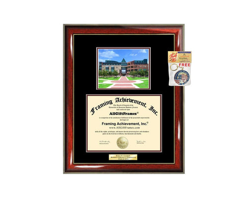University Texas San Antonio Diploma Frame UTSA Graduation Gift Idea Engraved Picture Frames Engraving Degree Cheap Graduate Bachelor Masters MBA PHD Doctorate School