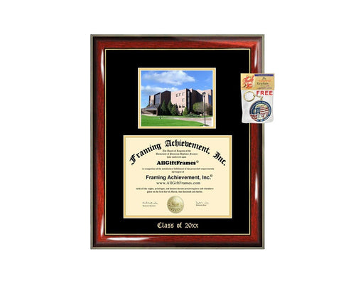 Diploma Frame Big Northeastern Illinois University NEIU Graduation Gift Case Embossed Picture Frames Engraving Degree Graduate Bachelor Masters MBA PHD Doctorate School