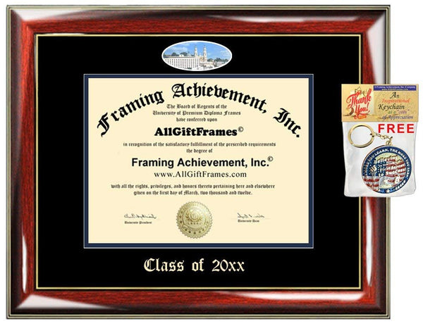 Diploma Frame University San Francisco USF Graduation Gift Idea Engraved Picture Frames Engraving Degree Certificate Holder Graduate Him Her Nursing Business Engineering Education School