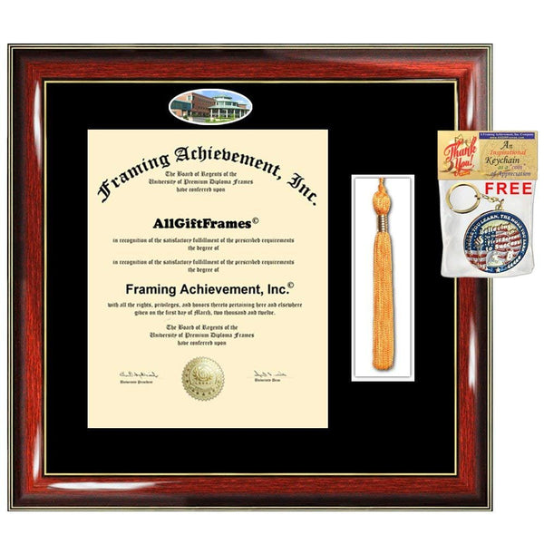 University of Missouri St. Louis Diploma Tassel Frame UMSL School Campus Photo Custom Tassel College Degree Double Framing Document Graduation Gift Bachelor Master MBA Doctorate PHD Certificate