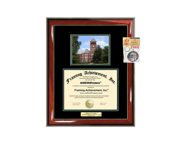 Diploma Frame Slippery Rock University SRU Graduation Gift Idea Engraved Picture Frames Engraving Degree Cheap Graduate Bachelor Masters MBA PHD Doctorate School