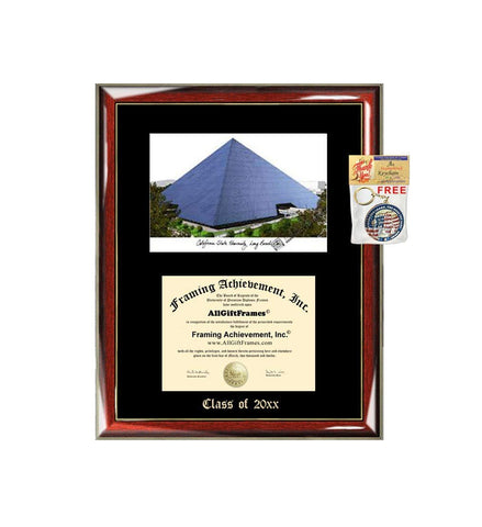 California State University Long Beach CSULB Graduation Custom Frame Emboss Lithograph Diploma Degree Framing Embossed Bachelor MBA Master PHD Certificate Framing