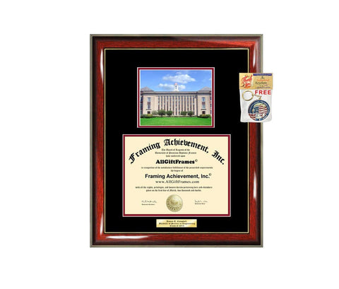 Diploma Frame University of Nebraska Lincoln UNL Graduation Gift Idea Engraved Picture Frames Engraving Degree Cheap Graduate Bachelor Masters MBA PHD Doctorate School