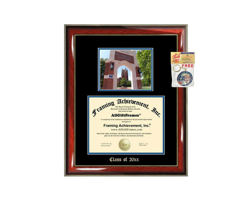 Diploma Frame Big Oklahoma City University OCU Graduation Gift Case Embossed Picture Frames Engraving Degree Graduate Bachelor Masters MBA PHD Doctorate School