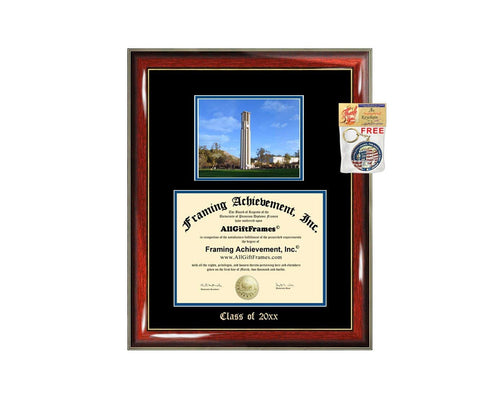 Diploma Frame Big UCR University of California Riverside Graduation Gift Case Embossed Picture Frames Engraving Degree Graduate Bachelor Masters MBA PHD Doctorate School