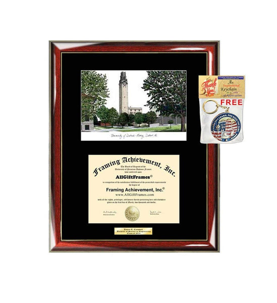 University of Detroit Mercy Diploma Frame Lithograph UDM Graduation Degree Framing College Plaque Certificate Graduate Gift Matted