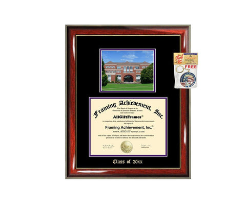 Diploma Frame Big University of Portland Graduation Gift Case Embossed Picture Frames Engraving Degree Graduate Bachelor Masters MBA PHD Doctorate School