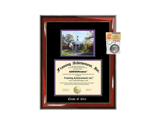 Diploma Frame Big Amherst College School Campus Photo Graduation Gift Embossed Picture Frames Engraving Bachelor Master MBA PHD Personalized Document Cheap Best