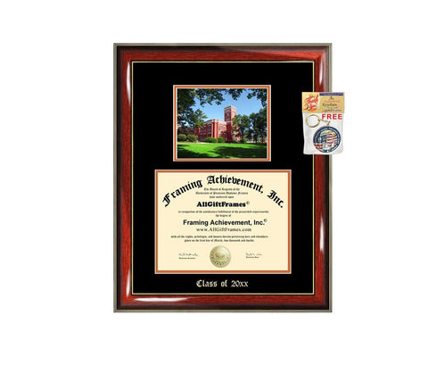 Diploma Frame Big Ohio Northern University ONU Graduation Gift Case Embossed Picture Frames Engraving Degree Graduate Bachelor Masters MBA PHD Doctorate School