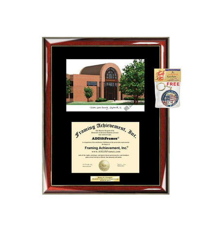 Tarleton State University Lithograph TSU Diploma Frame Graduation Degree Frames College Certificate Framing Document Gradate Gift Black Matted Diploma Frames