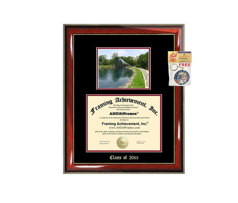 Diploma Frame Big Rose Hulman Institute Technology RHIT Graduation Gift Case Embossed Picture Frames Engraving Degree Graduate Bachelor Masters MBA PHD Doctorate School
