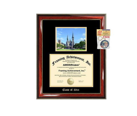 Diploma Frame Big Marquette University Graduation Gift Case Embossed Picture Frames Engraving Degree Graduate Bachelor Masters MBA PHD Doctorate School