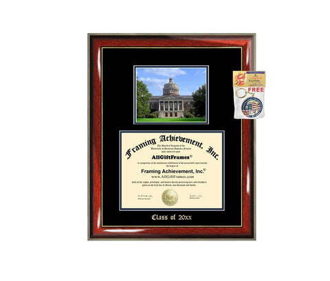 Diploma Frame Big University of Rochester Graduation Gift Case Embossed Picture Frames Engraving Degree Graduate Bachelor Masters MBA PHD Doctorate School