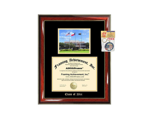 Diploma Frame Big TAMUC Texas A&M University Commerce Graduation Gift Case Embossed Picture Frames Engraving Degree Graduate Bachelor Masters MBA PHD Doctorate School