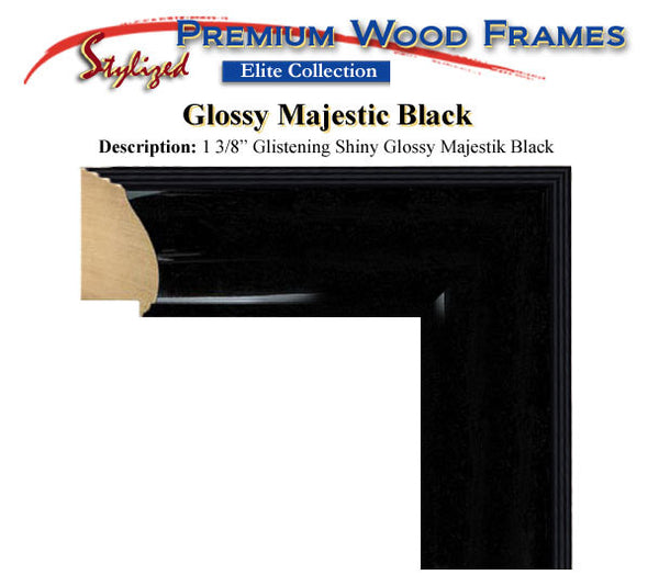 Dual Diploma Frame Double Certificate Frames Two Document Glossy Majestic Black Top mat Black Inner matted Gold Double College Major Plaque