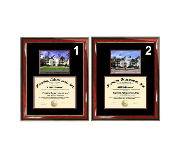 SDSU diploma frame San Diego State University certificate framing graduation Cal State document college plaque campus photo