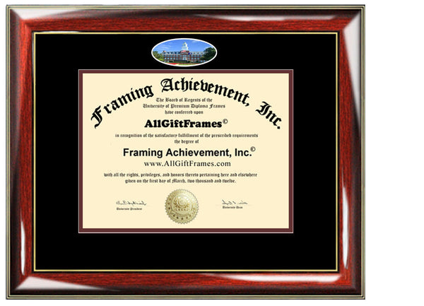 Transylvania University diploma frame campus picture degree case certificate framing graduation frames custom document plaque grad graduate