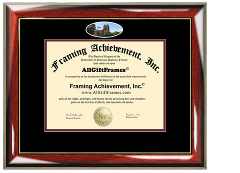 Oklahoma City University diploma frame OCU certificate framing campus school photo graduation plaque document collegiate holder case grad