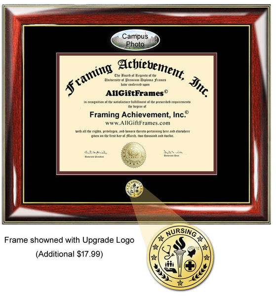 DeVry University diploma frame degree frames framing graduation gift school picture plaque document graduate alumni campus certificate case