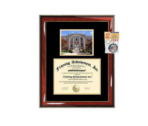 Framingham State University diploma frame campus certificate FSU degree frames framing gift graduation plaque document college