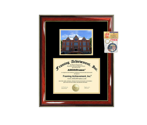 Tiffin University diploma frame campus degree certificate framing gift graduation frames photo document plaque certification Tiffin graduate