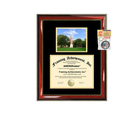 University of Alabama Tuscaloosa diploma frame campus degree certificate framing gift UAT graduation photo document plaque certification