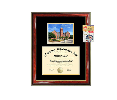 University of Central Oklahoma diploma frame campus photo certificate framing graduation document plaque UCO degree gift