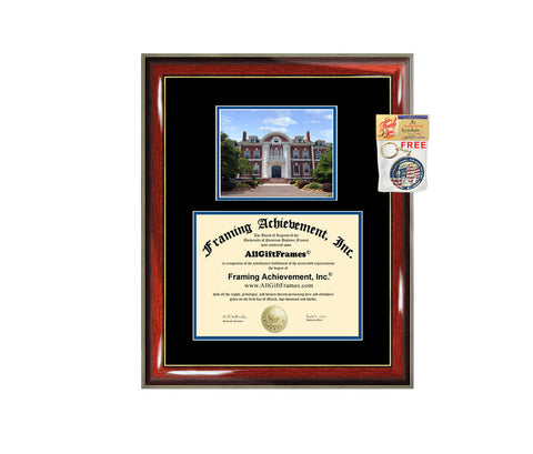 University of New Haven diploma frame campus photo certificate framing graduation document plaque UNH degree gift college
