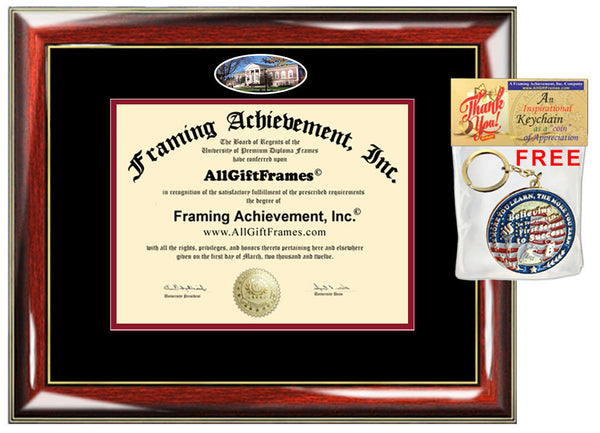 Radford University diploma frame school campus photo certificate framing graduation document college degree frames plaque graduate document
