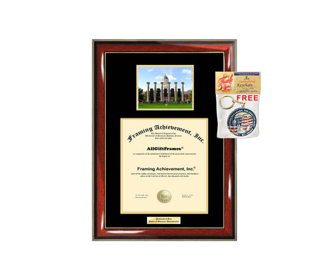 University of Missouri diploma frame Columbia campus photo certificate Personalized Bachelor Master Doctorate phd mba Engrave Holder Case
