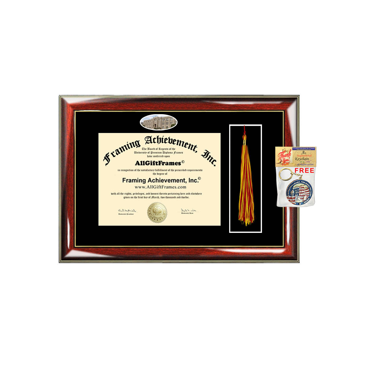 Xavier University diploma frame school campus picture XULA diploma Tassel  Holder frames Xavier Louisiana framing gift graduation plaque grad