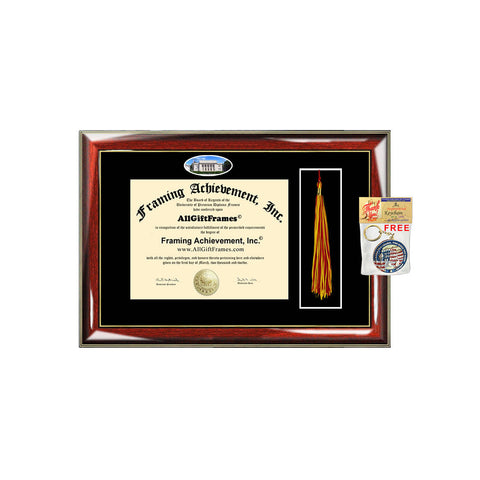 Chapman University diploma frame tassel holder case degree college campus photo certificate graduation campus certificate framing tassel box