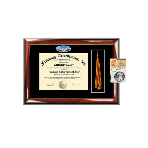 Villanova University diploma frame tassel box holder school campus photo  bachelor master mba phd framing certificate