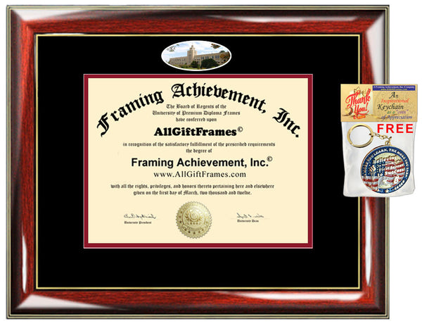 Seattle University diploma frame campus school photo degree certificate framing gift graduation frames plaque custom holder award document