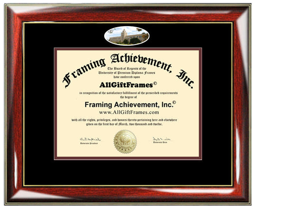 Seattle University diploma frame campus school photo degree certificate framing gift graduation frames plaque custom holder award document